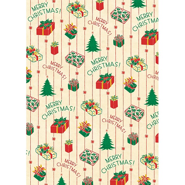 카발리니 포스터-Christmas Presents Wrap