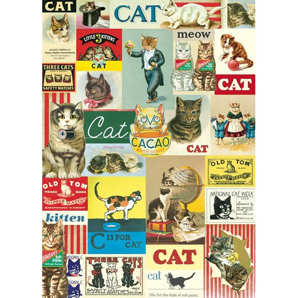 카발리니 포스터-Vintage Cat