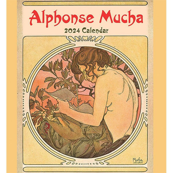 2024 캘린더 Alphonse Mucha