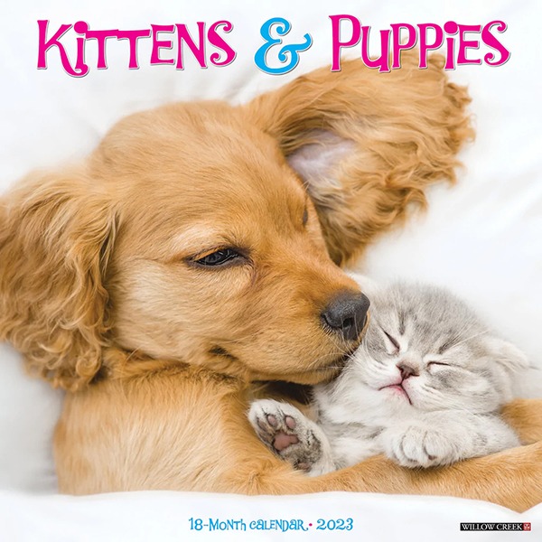 2023 캘린더 Kittens &amp; Puppies