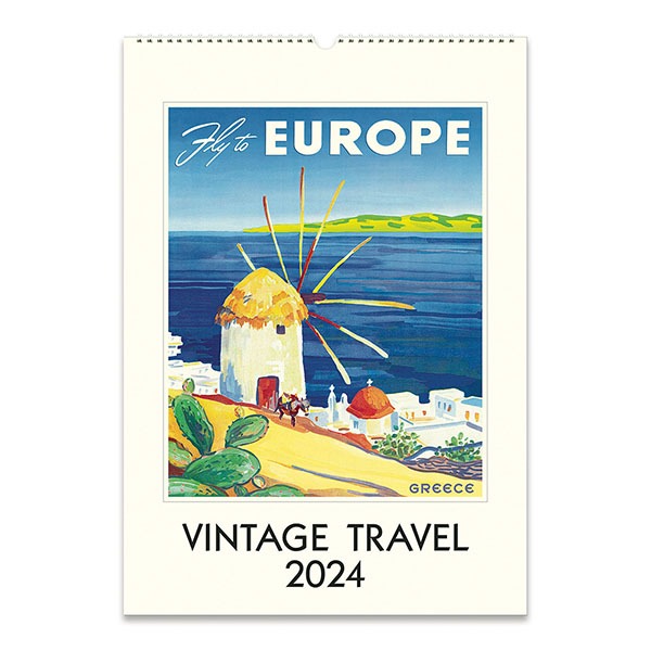 2024 벽걸이캘린더 Vintage Travel