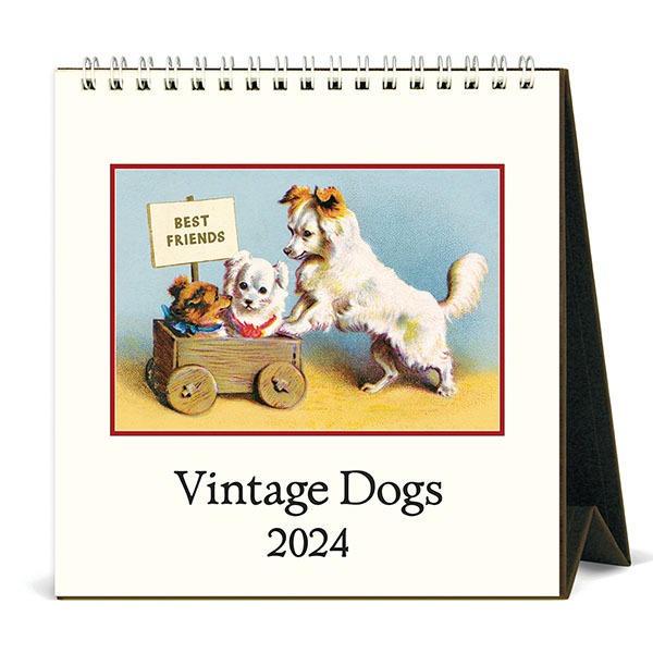 2024 데스크캘린더 Vintage Dogs